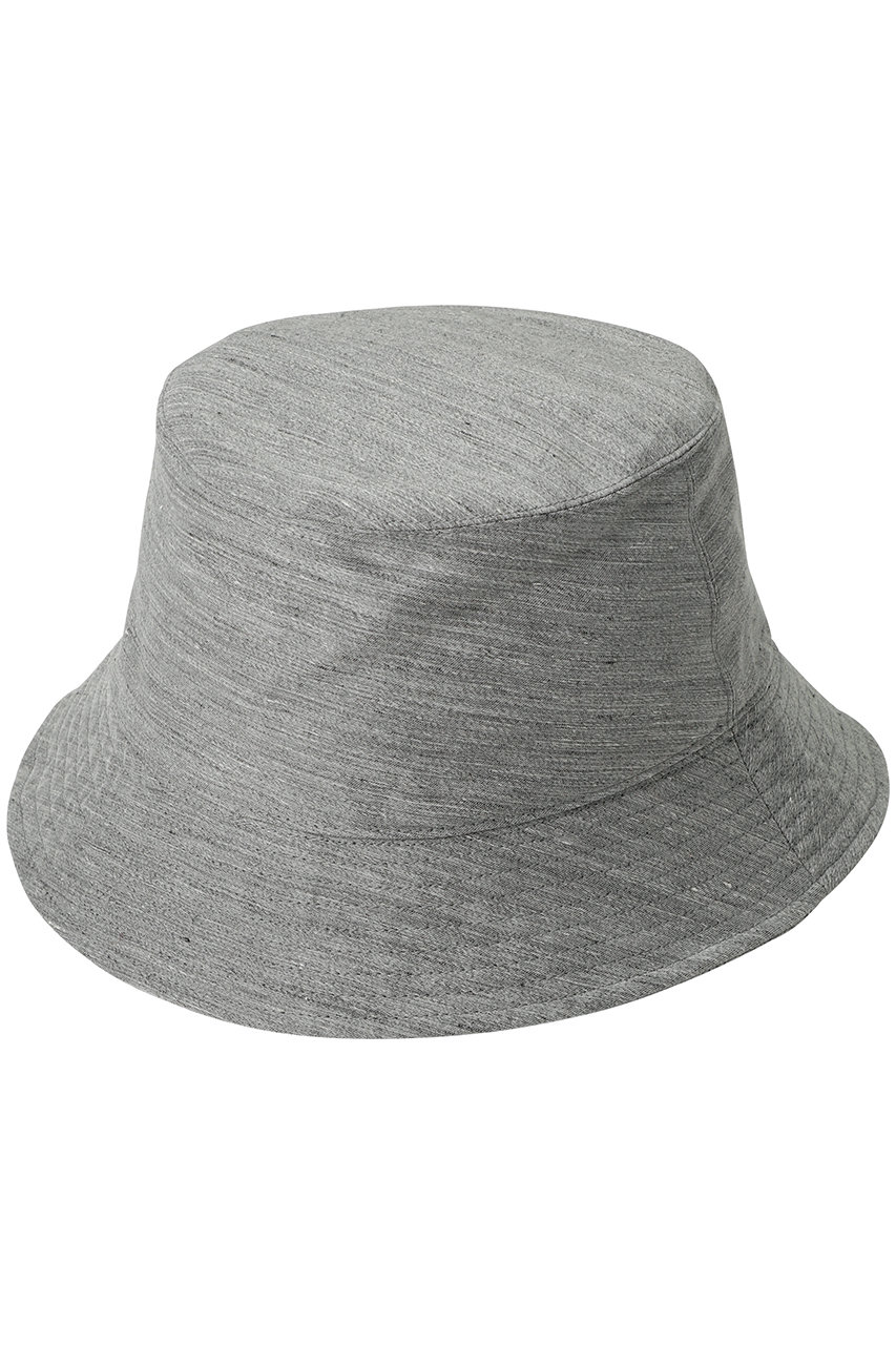 グラフペーパー/Graphpaperの【UNISEX】Linen Cupro Back Satin Bucket Hat(GRAY/GU261-90372)