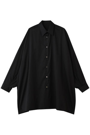 グラフペーパー/GraphpaperのSilicon Poplin Deep Slit Regular Collar Shirt(110400/110403)