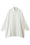 Silicon Poplin Deep Slit Regular Collar Shirt グラフペーパー/Graphpaper PEARL WHITE