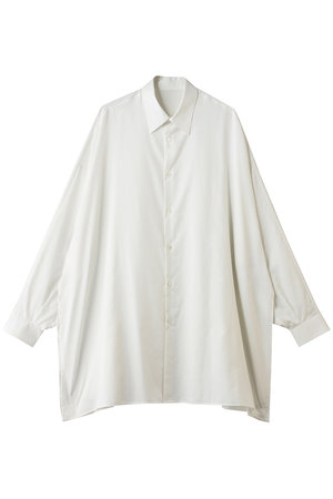 グラフペーパー/GraphpaperのSilicon Poplin Deep Slit Regular Collar Shirt(110400/110403)
