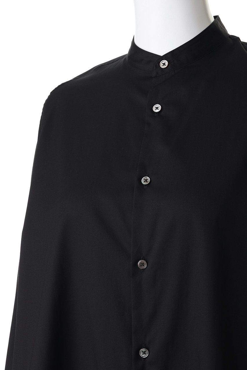 Graphpaper(グラフペーパー)｜Silicon Poplin Deep Slit Band Collar