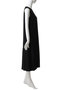 Viscose Cupro Back Satin Sleeveless Dress グラフペーパー/Graphpaper