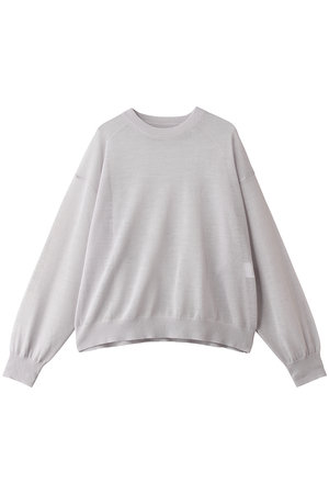 グラフペーパー/GraphpaperのCoiled Wool Nylon Oversized Crew Neck Knit(110300/110301)