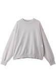 Coiled Wool Nylon Oversized Crew Neck Knit