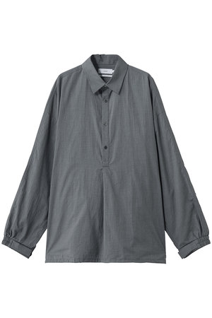 グラフペーパー/Graphpaperの【UNISEX】Seersucker Pullover Shirt(110400/110403)