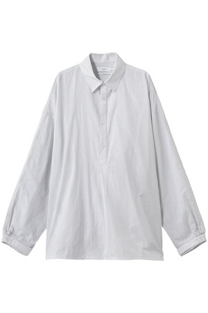 グラフペーパー/Graphpaperの【UNISEX】Seersucker Pullover Shirt(110400/110403)