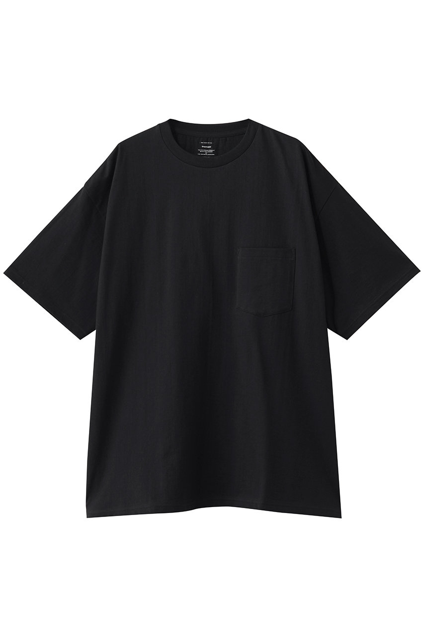 グラフペーパー/Graphpaperの【UNISEX】S/S Oversized Pocket Tee(BLACK/GU261-70114B)