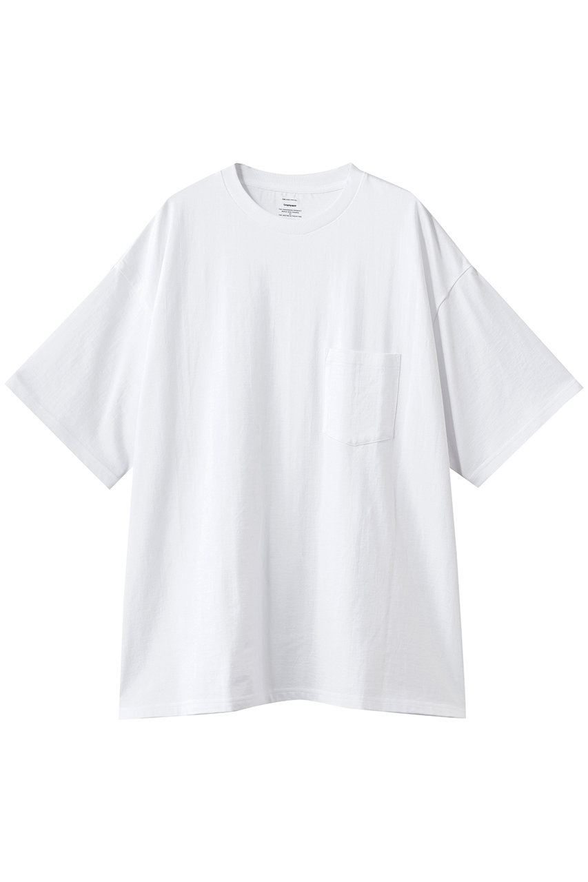 グラフペーパー/Graphpaperの【UNISEX】S/S Oversized Pocket Tee(WHITE/GU261-70114B)