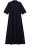 Fine Smooth Mock Neck Panel Line Dress グラフペーパー/Graphpaper NAVY