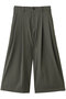 Flex Tricot Two Tuck Wide Cropped Pants グラフペーパー/Graphpaper GRAY