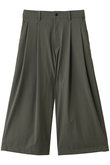 Flex Tricot Two Tuck Wide Cropped Pants