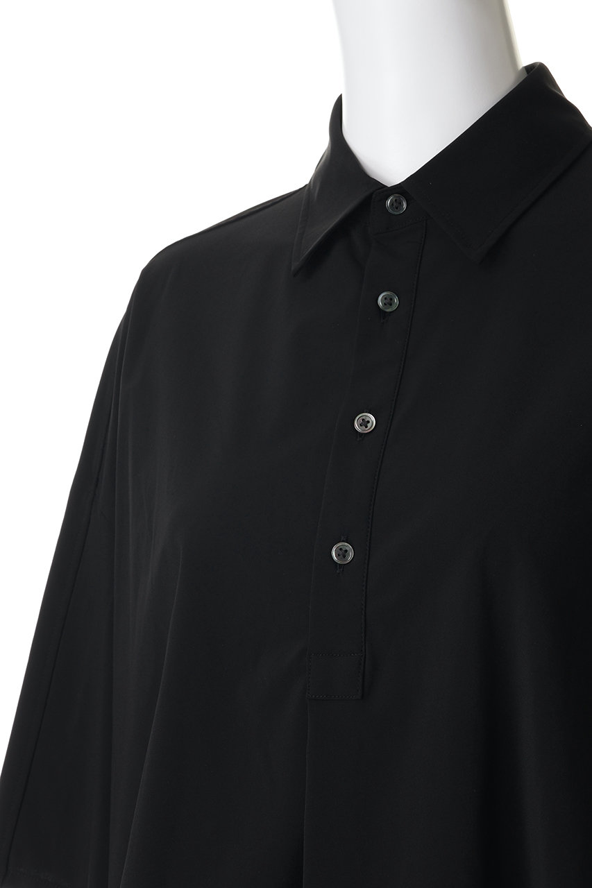 Graphpaper(グラフペーパー)｜Flex Tricot S/S Pullover Shirt/BLACK