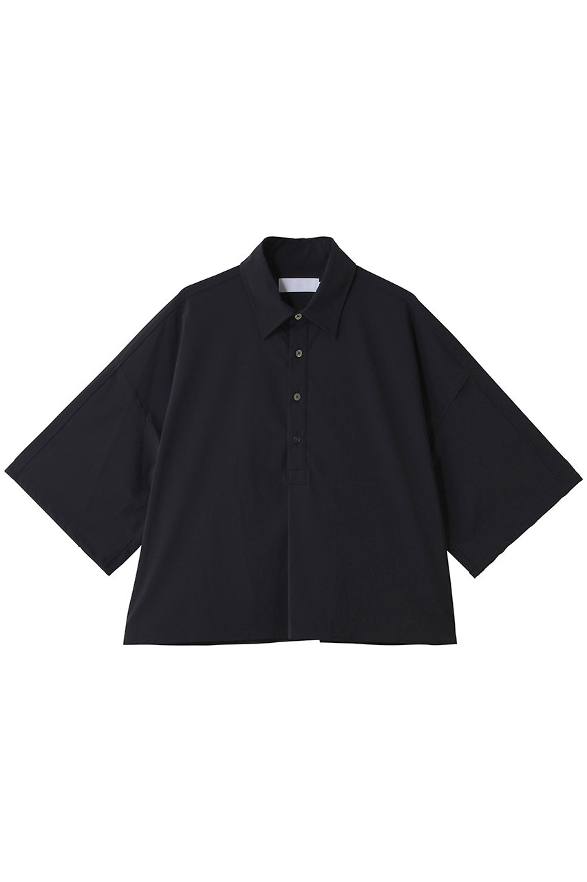 グラフペーパー/GraphpaperのFlex Tricot S/S Pullover Shirt(NAVY/GL262-50023)