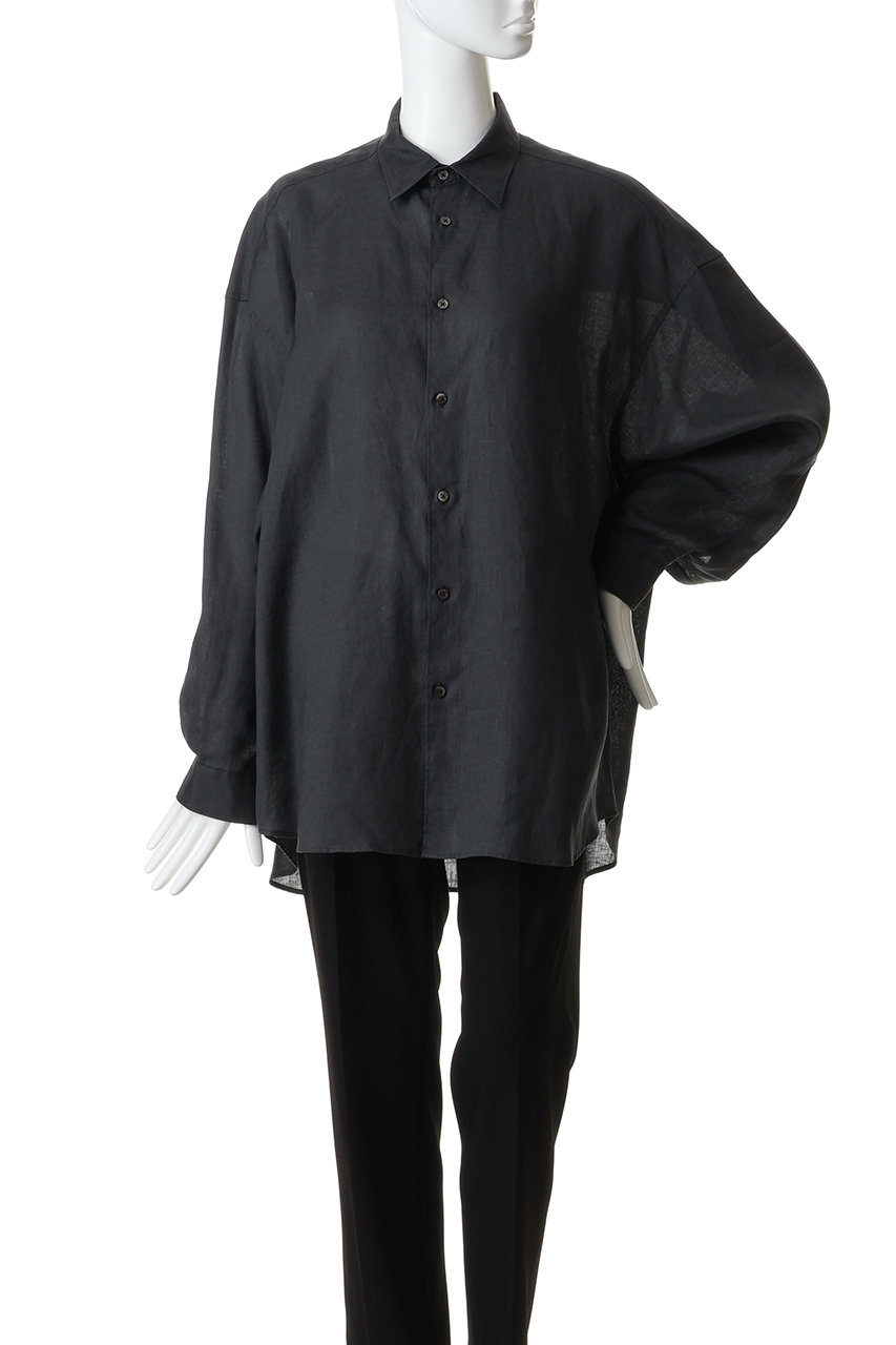 Graphpaper(グラフペーパー)｜Linen L/S Oversized Regular Collar