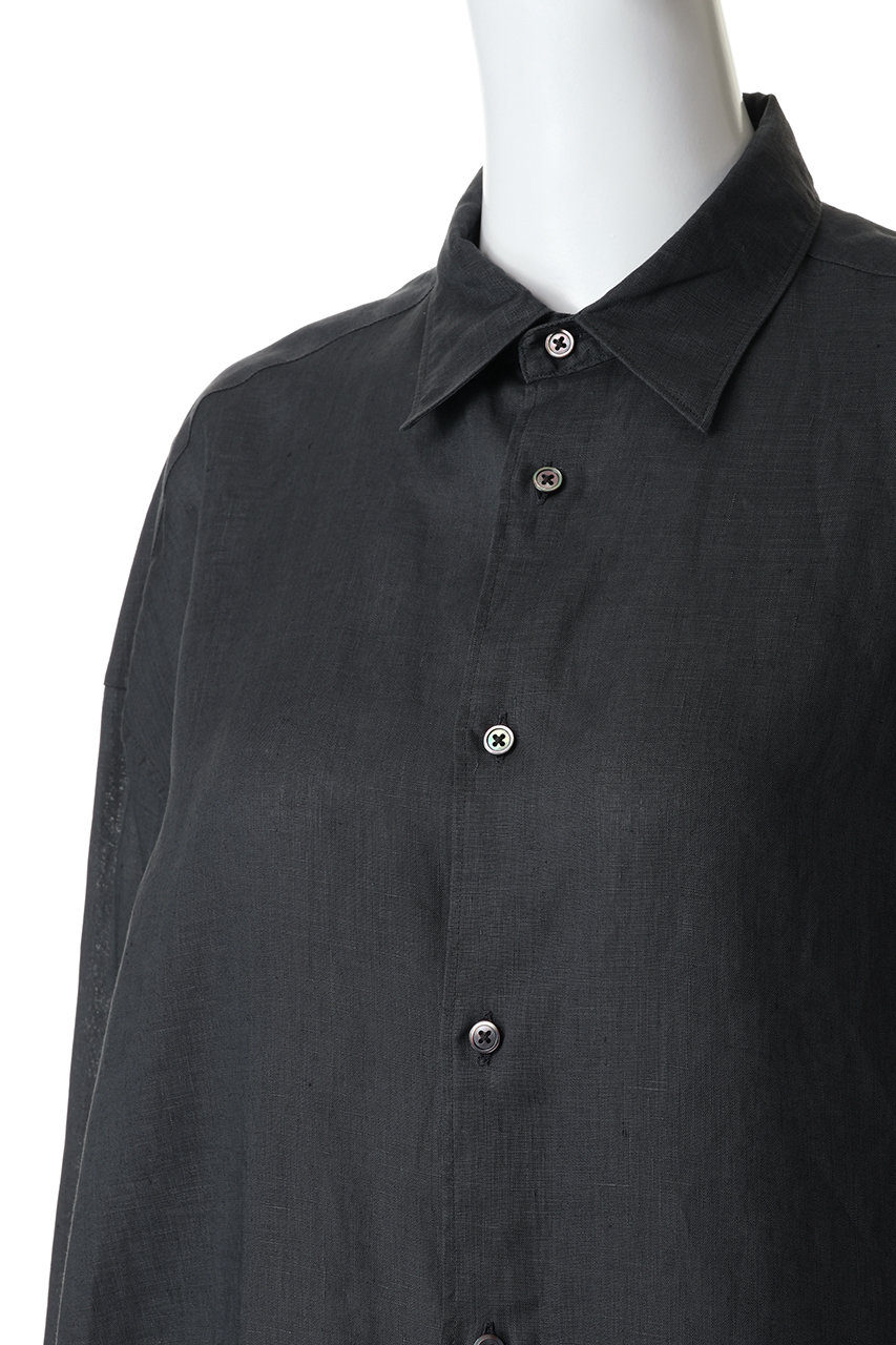 Graphpaper(グラフペーパー)｜Linen L/S Oversized Regular Collar