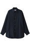 Linen L/S Oversized Regular Collar Shirt グラフペーパー/Graphpaper NAVY