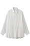 Linen L/S Oversized Regular Collar Shirt グラフペーパー/Graphpaper WHITE