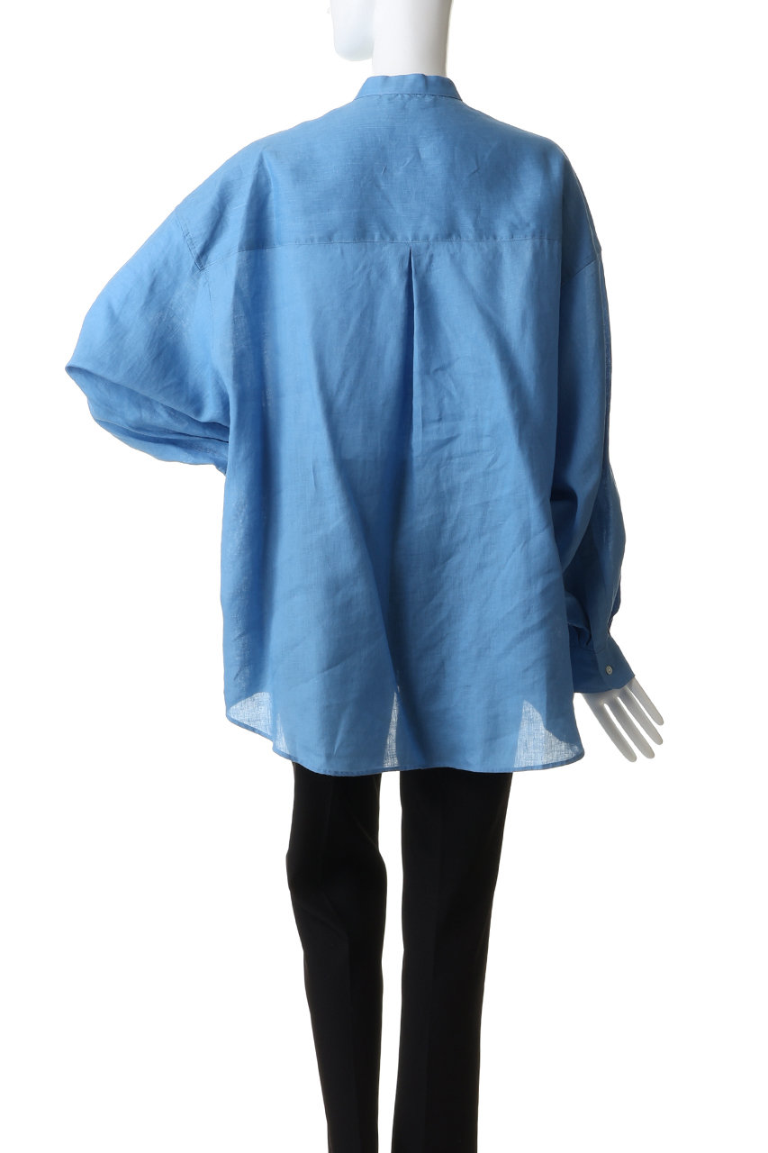 Graphpaper(グラフペーパー)｜Linen L/S Oversized Band Collar Shirt