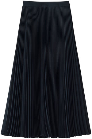 グラフペーパー/GraphpaperのSatin Pleats Skirt