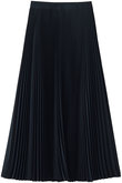 Satin Pleats Skirt