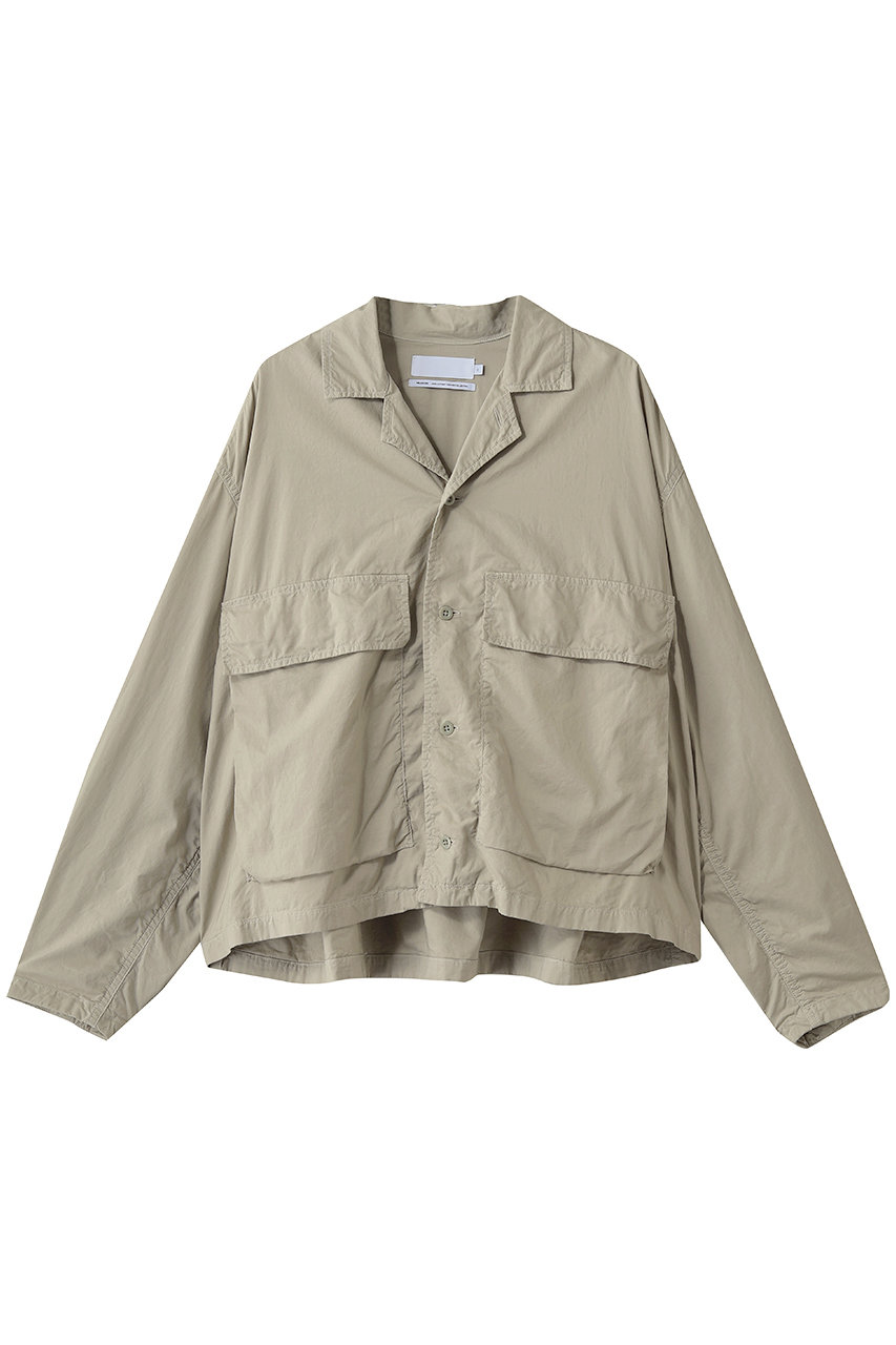 グラフペーパー/GraphpaperのGarment Dyed Typewriter Fatigue Shirt(ASH/GL263-50126C)