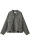Garment Dyed Typewriter Fatigue Shirt グラフペーパー/Graphpaper STONE GRAY