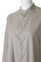 Silicon Poplin Deep Slit Band Collar Shirt グラフペーパー/Graphpaper
