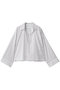 SIDOGRAS Brown Stripe Short Skipper Blouse グラフペーパー/Graphpaper WHITE