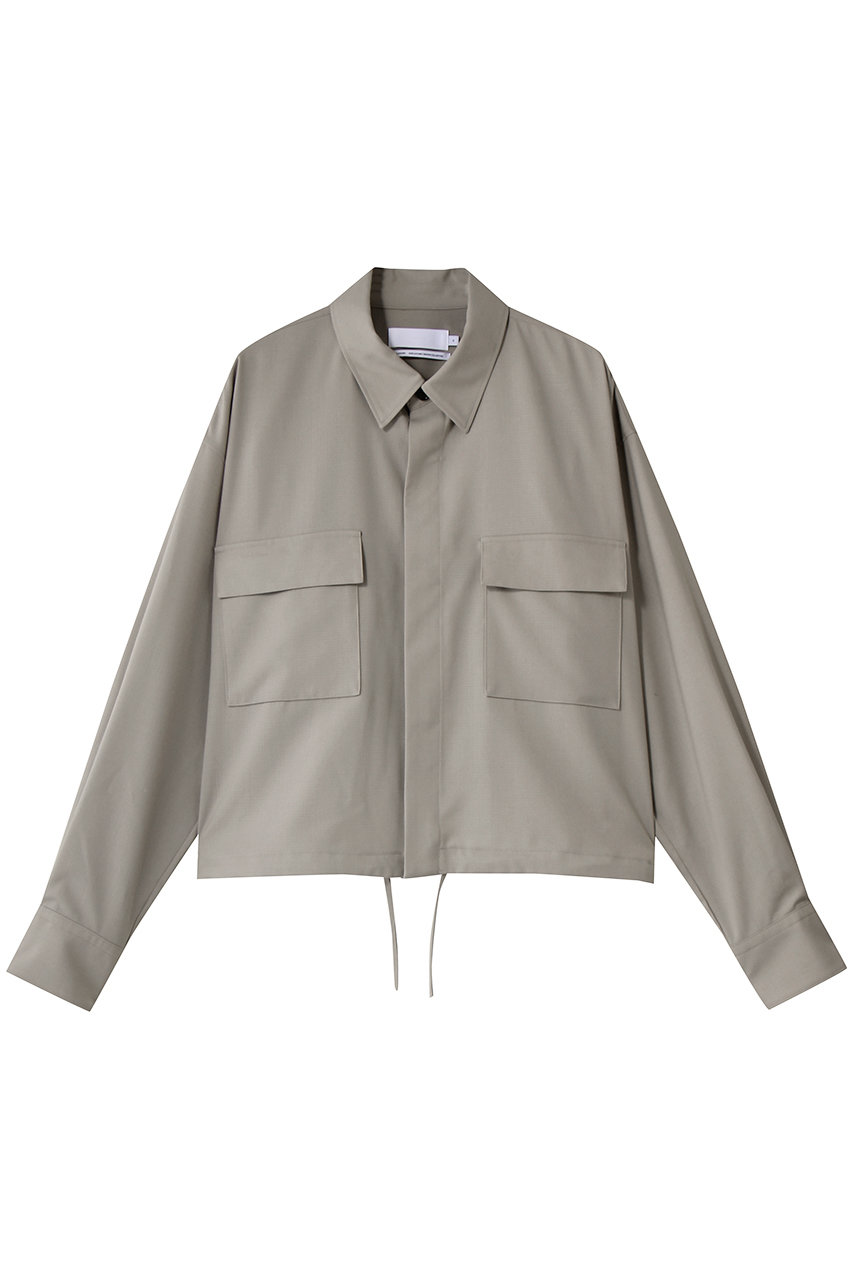 グラフペーパー/GraphpaperのWool Ripstop Shirt Blouson(ASH/GL263-50482)