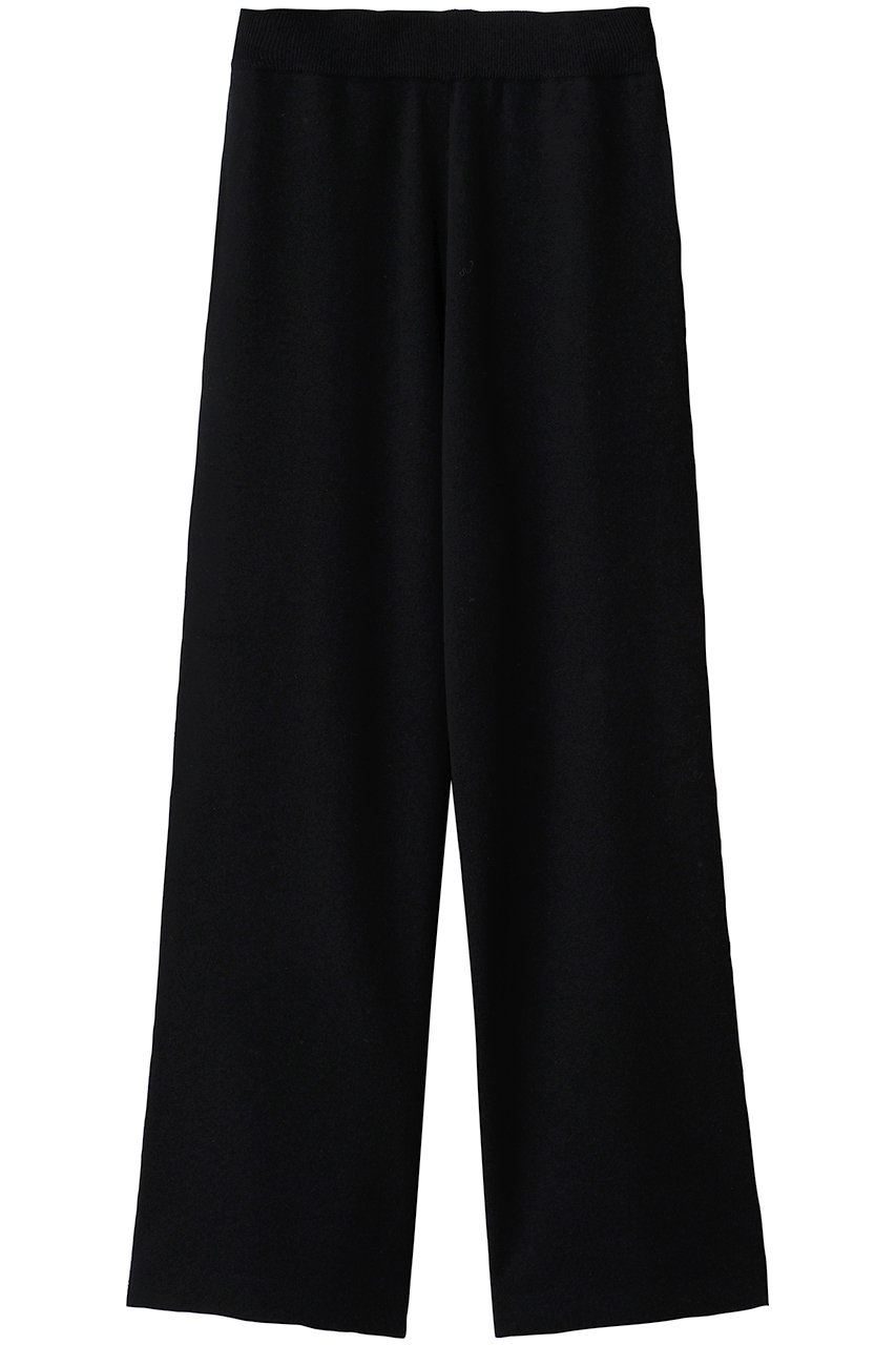 グラフペーパー/GraphpaperのMercerized Fine Wool Knit Pants(BLACK/GL263-80554)