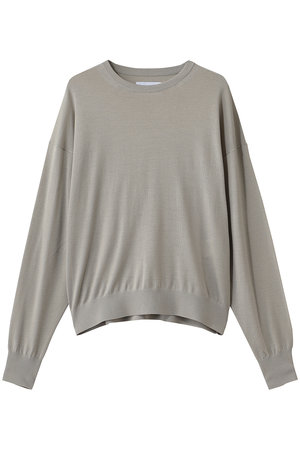 グラフペーパー/GraphpaperのHigh Gauge Short Crew Neck Knit(110300/110301)