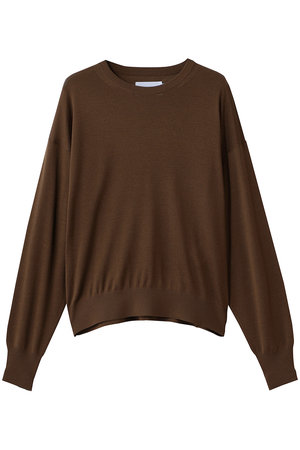 グラフペーパー/GraphpaperのHigh Gauge Short Crew Neck Knit(110300/110301)