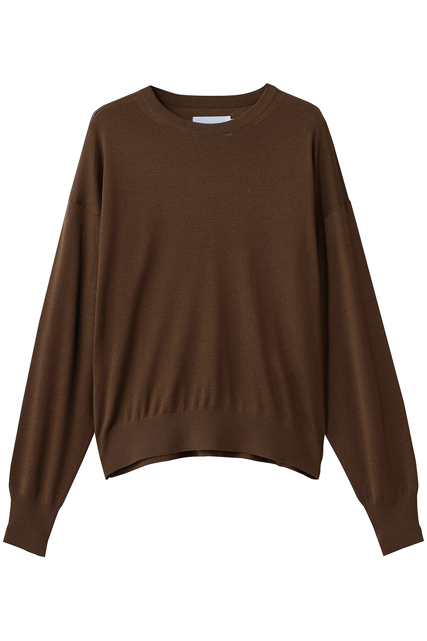 High Gauge Short Crew Neck Knit