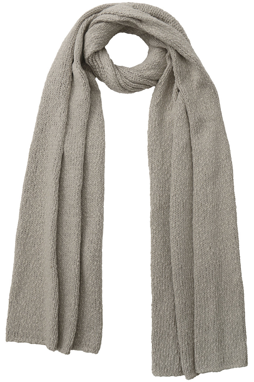 Graphpaper 【UNISEX】Cotton Wool Slub Scarf (ASH, O/S) グラフペーパー ELLE SHOP