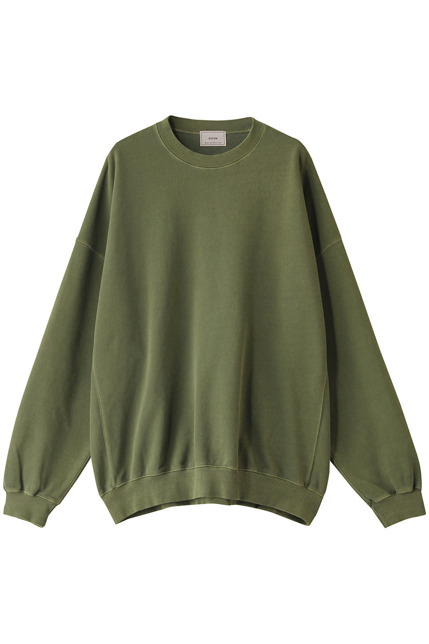 エビコン/EVCONの【UNISEX】PIGMENT CREW NECK SWEAT/スウェット(KHAKI/251-91101)