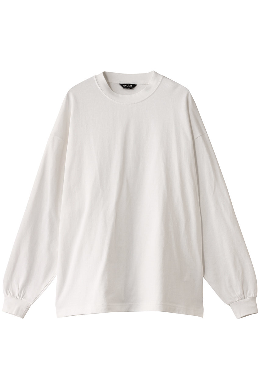 エビコン/EVCONの【UNISEX】WIDE L/S T-SHIRT/Tシャツ(WHITE/251-91105)