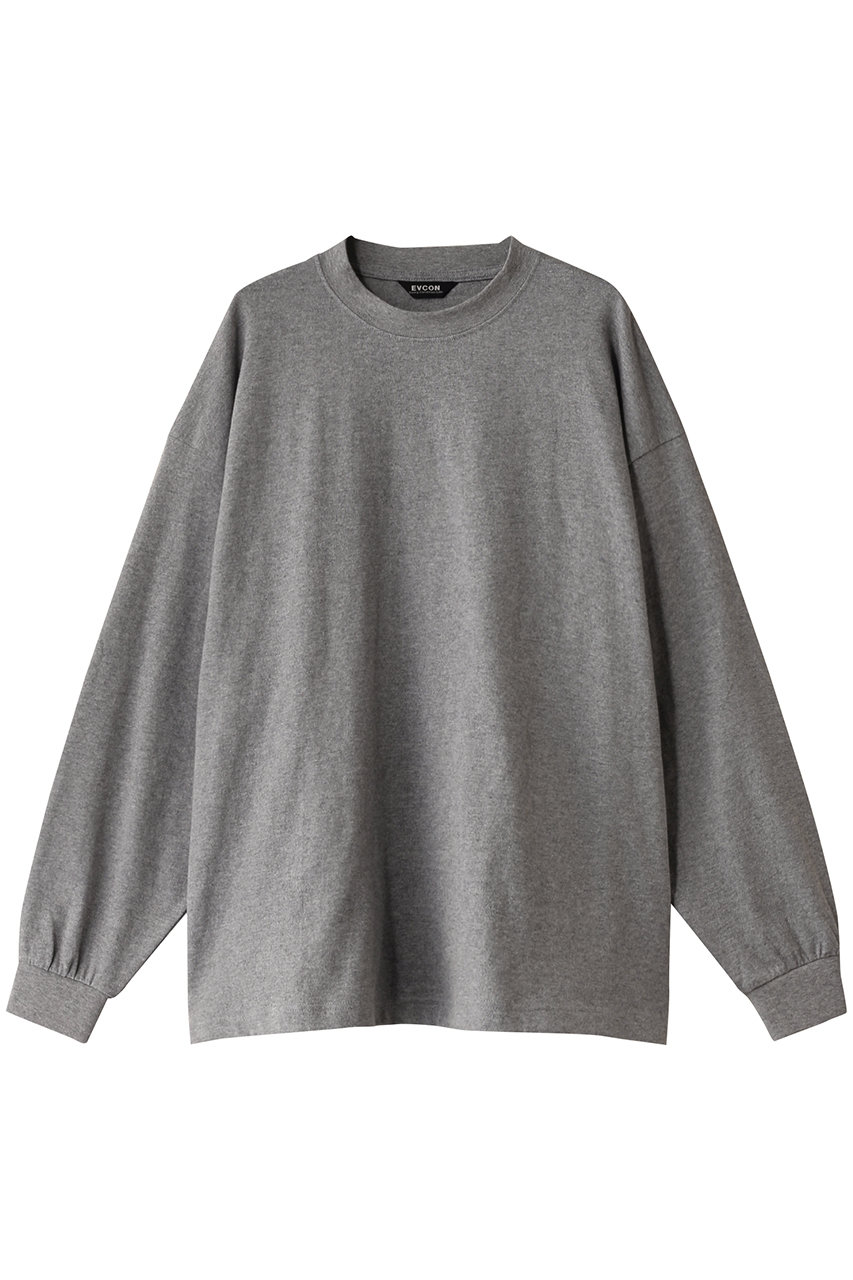 エビコン/EVCONの【UNISEX】WIDE L/S T-SHIRT/Tシャツ(GRAY/251-91105)