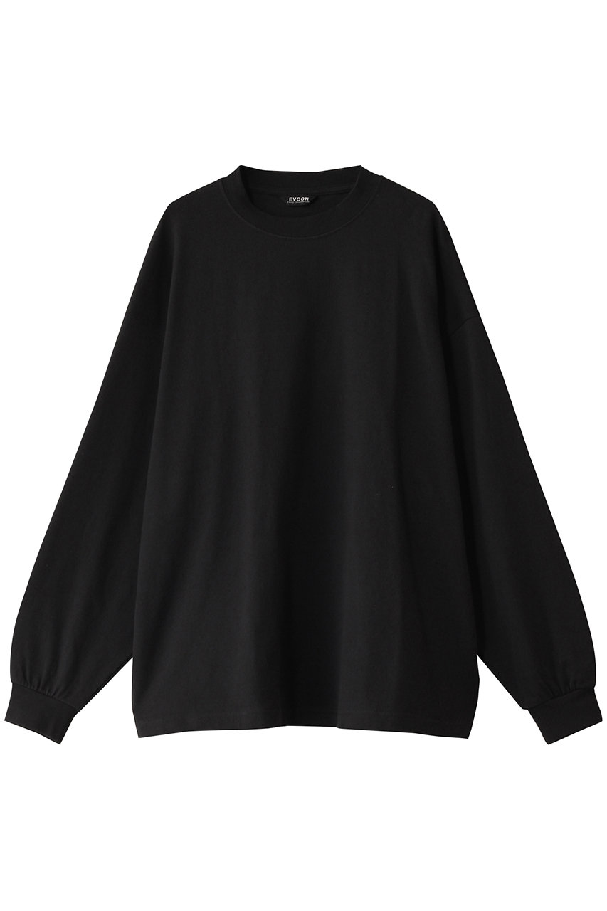 エビコン/EVCONの【UNISEX】WIDE L/S T-SHIRT/Tシャツ(BLACK/251-91105)