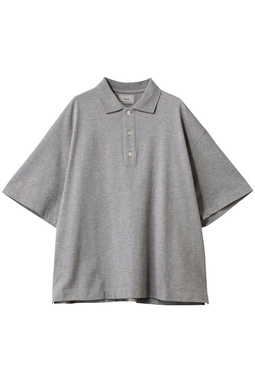 エビコン/EVCONの【UNISEX】POLO S/S SHIRT/ポロシャツ(GRAY/251-91104)