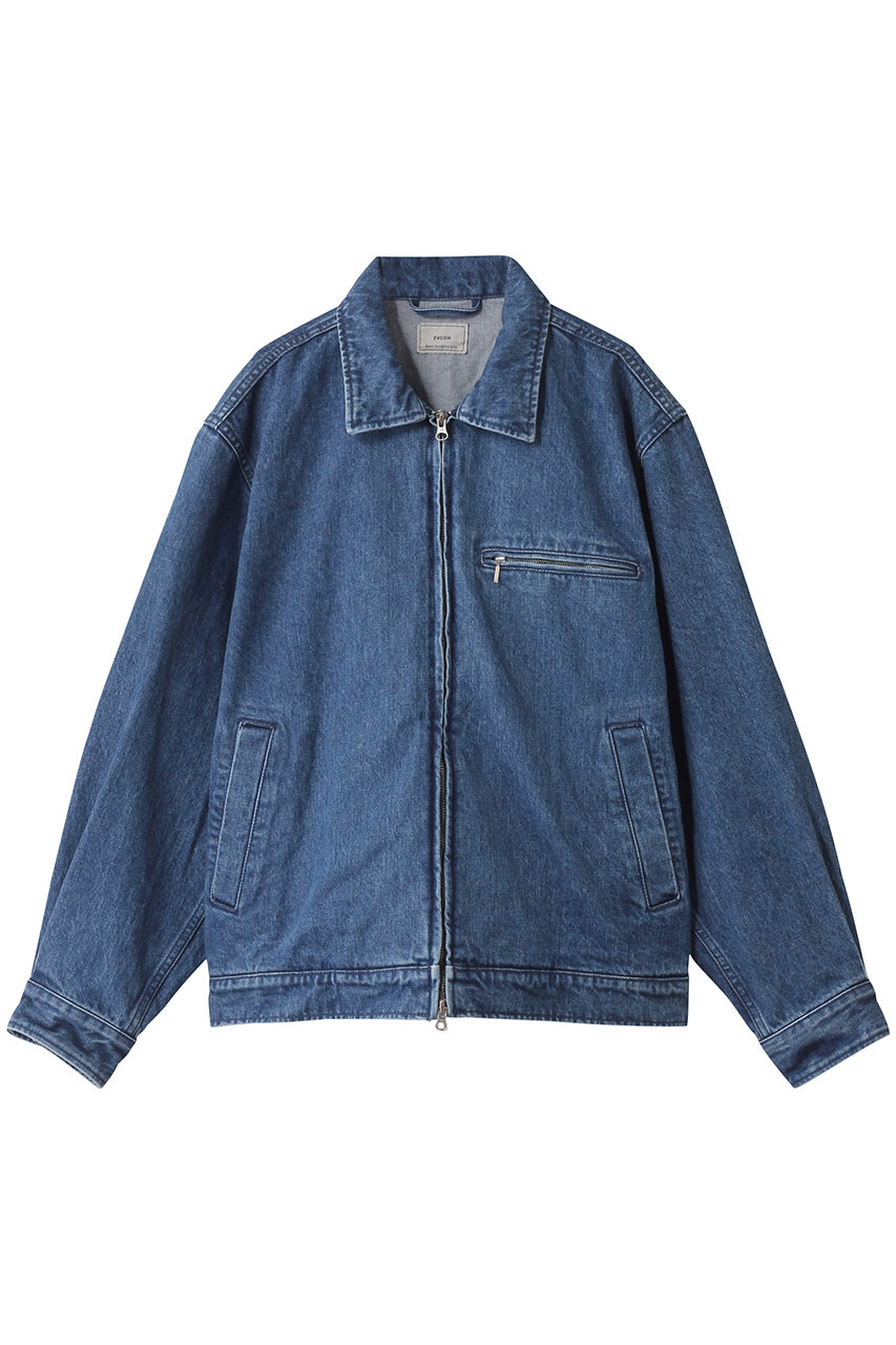 EVCON 【UNISEX】DENIM JACKET/ジャケット (BLUE, 2) エビコン ELLE SHOP EVCON 【UNISEX】DENIM JACKET/ジャケット (BLUE, 2) エビコン ELLE SHOP