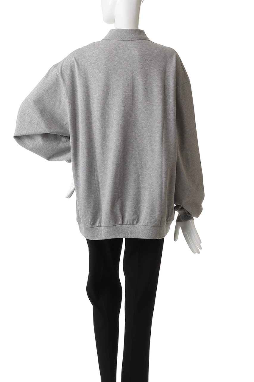 EVCON(エビコン)｜【UNISEX】POLO L/S SHIRT ポロシャツ/GRAY の