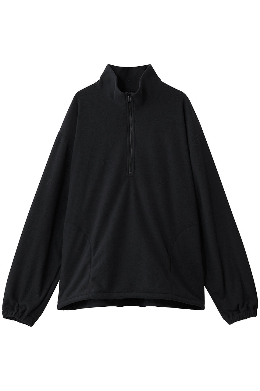 エビコン/EVCONの【UNISEX】FLEECE HALF ZIP PULLOVER/プルオーバー(BLACK/253-91101)