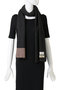 【UNISEX】WARREN SCOTT KNIT SCARF/マフラー エビコン/EVCON