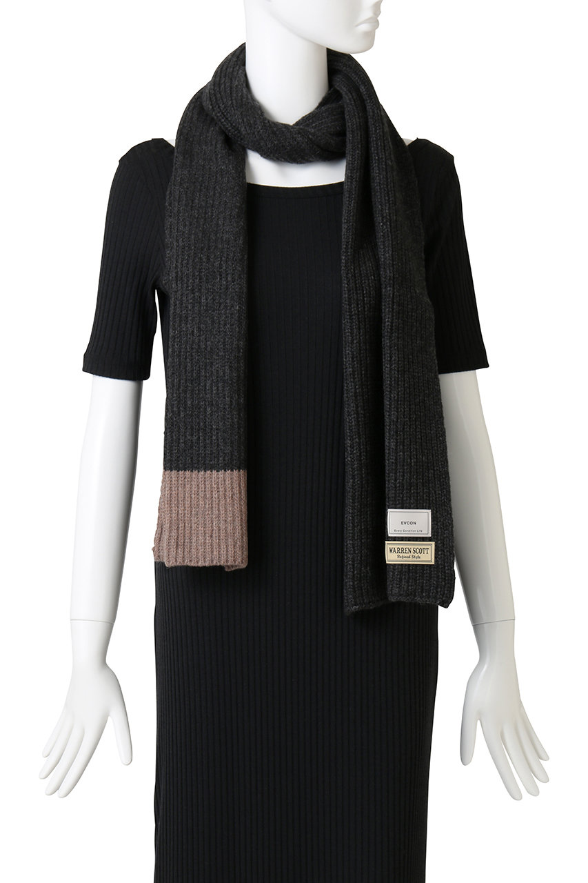 希少 1ldk evcon KNIT SCARF リブ マフラー 希少 1ldk evcon KNIT SCARF リブ マフラー 小物