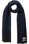 【UNISEX】WARREN SCOTT KNIT SCARF/マフラー エビコン/EVCON NAVY