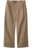 【UNISEX】2TUCK WIDE COTTON TROUSERS