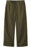 【UNISEX】2TUCK WIDE COTTON TROUSERS