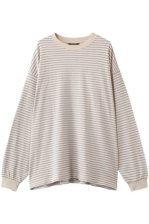 エビコン/EVCONの【UNISEX】BORDER WIDE L/S TEE(110100/110103)