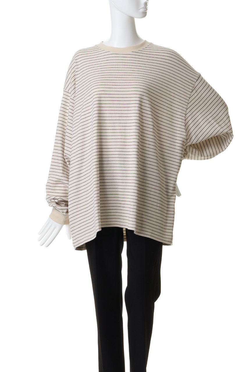 EVCON(エビコン)｜【UNISEX】BORDER WIDE L/S TEE/IVORY の通販 