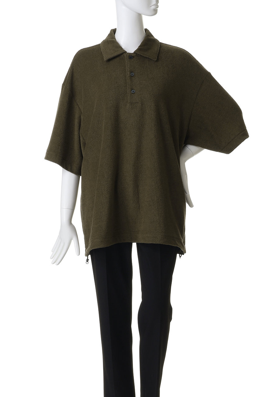EVCON(エビコン)｜【UNISEX】PILE POLO S/S TEE/KHAKI の通販